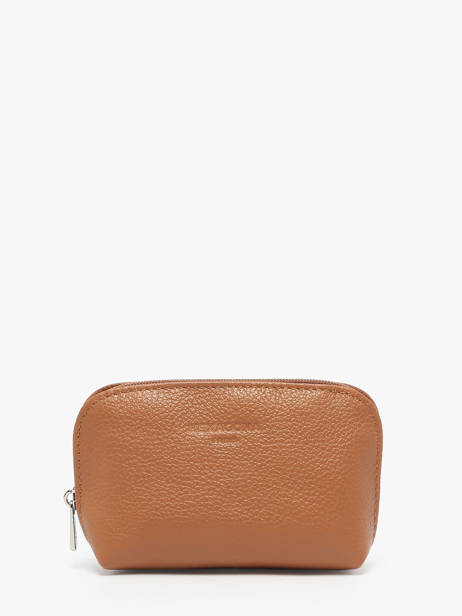 Portemonnee Leder Hexagona Bruin confort 467389